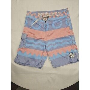 Vans Men's Size 30 Board Short’s Multicolor Off the Wall Era Classic Front Tie